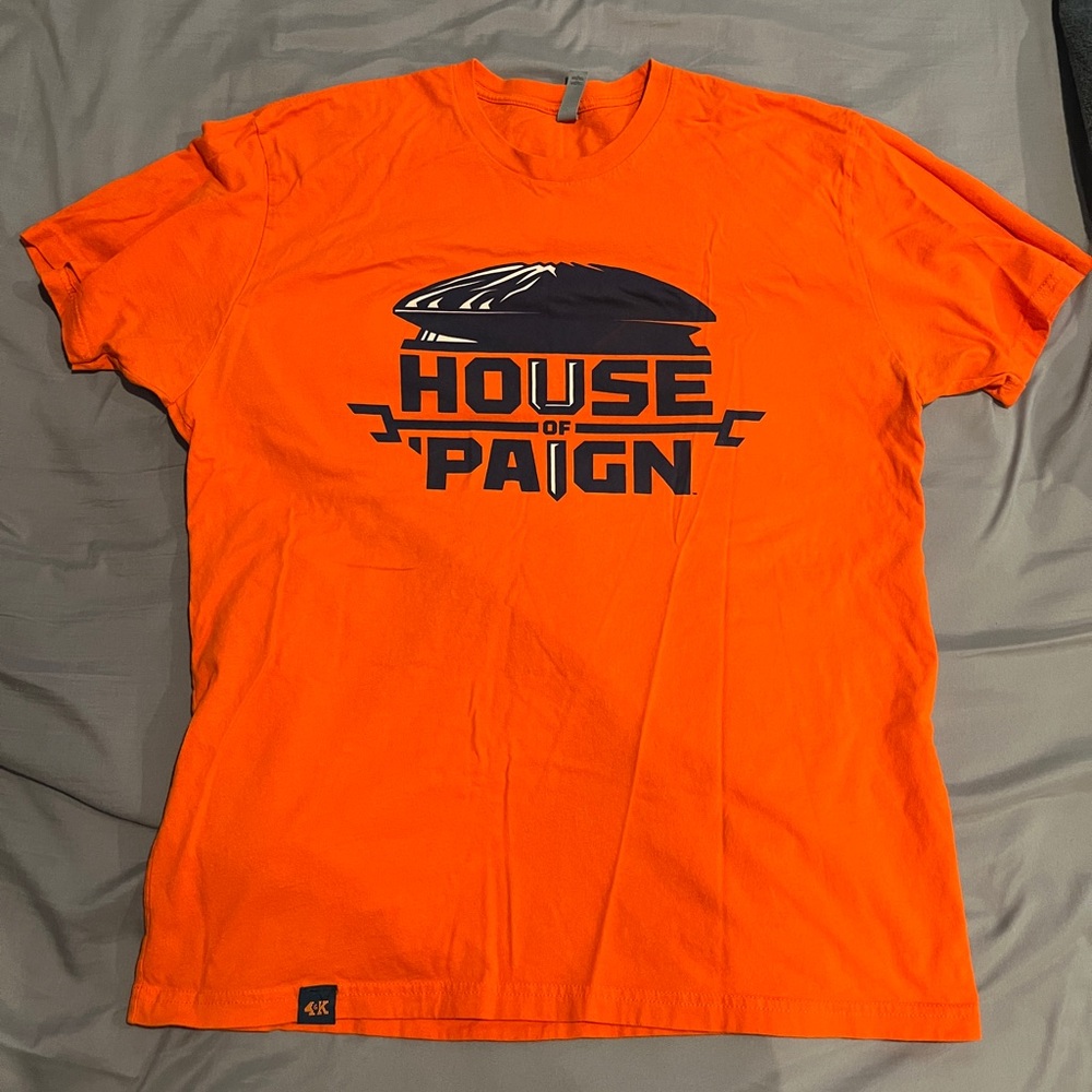 Orange Next Level “House of Paign” Illinois XL Shirt